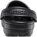 Crocs Unisex-Adult Classic Clogs, Black, 10 Men/12 Women