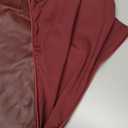 Vivitulip Women's Faux Leather Ruched Tank Top High Neck Sleeveless Cami Shirt (Medium, Wine Red)