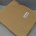 Thinker Statue Book Ends Decorative, Resin Stone Bookends for Heavy Books, Mid Century Vintage Reading Bookends, Aesthetic Unique Book Shelf Holder Ends - for Cool Artistic Abstract Decor (Beige-brown)