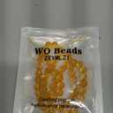 6mm 60Pcs Natural Citrine Beads for Jewelry Making Gemstone Round Loose Beads DIY Bracelet Necklace