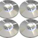 Preffair 4Pcs Stainless Steel Audio Speaker Spike Pads Mats Speaker Isolation Stand Feet Cone Shock Floor Protector Base for HiFi Turntable Subwoofer Loudspeaker Amplifier CD DVD Player
