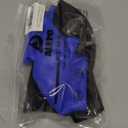 2 Pack Unisex Swim Caps with 3D Ear Protection, Durable Flexible Silicone Swimming Hats for Women Men Kids Adults, Bathing Swimming Caps for Short/Long Hair with Ear Plugs&Nose Clip (Blue)