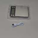 BOMATA 0.01g Small Digital Gram Scale, USB Rechargeable, Upgraded 1kg Jewelry Scale with Larger Display and Hold Function, High Precision, Grams and oz for Herb, Coin, Powder, Yeast, Kitchen Black