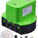 Automatic Pool Cover Pump, Submersible Pool Cover Pump 1200 GPH, Sump Pump with 4 Adapters 16ft Drainage Hose