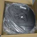 WKONCLDY 6Pack 3200lm LED Flush Mount Ceiling Light, Super Slim 12 inch LED Ceiling Light, 5000K LED Ceiling Light for Bedroom, Living Room, Dining Room (Black, Six Pack)