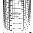 15 Pack Metal Plant Protector, Metal Plant Protection Cages (13" Dia x 14.2H) to Keep Animals Out, for The Garden Protection of Flowers, Saplings, Fruits Vegetables, Black