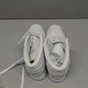 UBFEN Womens High Top Sneakers with Hidden Wedge Heel Ankle Support 2 Inch Height Increase 80s Retro Casual Boots (9, White)