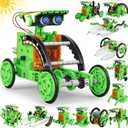 STEM 13-in-1 Education Solar Power Robots Toys for Boys Age 8-12, Educational Toy Science Kits for Kids Experiment Robotics Set Birthday Gifts for 8 9 10 11 12 Years Old (Green)