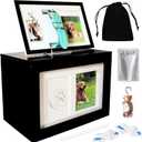 Urn for Ashes for Pets Large 9.5 5.71 7.13 Pet Urn for Dogs, Dog Ashes Keepsake, Pet Memory Box, Cremation Memorial Box, Urnas para Cenizas de Perros