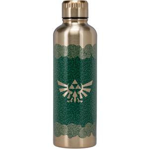 Paladone Tears of The Kingdom Official Licensed Zelda Metal Water Bottle, Gamer Fan Decor and Gift, Gaming Desk Accessory for All Ages, Collectors Drinkware