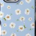 Casely iPhone 16 Pro Case | Daisy Daydream | Baby Blue Floral | Compatible with MagSafe | Bold Protective Case Design