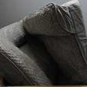 Orthopedic Dog Beds for Large Dogs, Memory Foam Dog Beds Large Sized Dogs, Washable Removable Cover, Nonskid Bottom, Waterproof, for Indoor, Outdoor, Crate  Car Use, 44x32x6 Inches, Light Grey