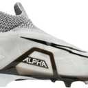 Nike Alpha Menace Elite 3 Mid Men's Football Cleats White Black Brown CT6648-100 Size 13 Medium US