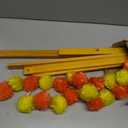 Wooden Ganpati Decoration Mandap Stand with Artificial Marigold Garlands