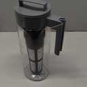 Takeya Deluxe Cold Brew Coffee Maker - BPA-Free Tritan Pitcher with Airtight Leakproof Lid, Silicone Grip Handle, Fine-Mesh Filter - Shatter-Proof, Dishwasher Safe, Made in USA - 2 Quart/Stone