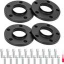 4PCs 15mm Wheel Adapters with Hub, 5x112mm for Benz E500 S600 C230 C240 C320, 66.6mm Bore 5 Lugs Wheel Spacers 14x1.5 Studs (40mm Shank Sphere Seat Type) for Audi A4 S4 A5 Q5 S4 S5 RS5 S6 S7 A8 S8