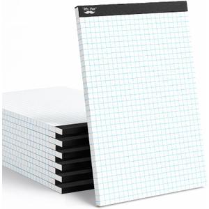 Mr. Pen- Graph Paper, 12 Pack, 55 Sheets/Pack, 8.5"x11", 4x4 (4 Squares Per Inch), Math Graph Paper Pad, Computation Pads Bulk