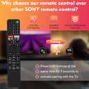RMF-TX500U for Sony TV Remote Replacement, for All Sony Remote/Sony Bravia TV Voice Remote, RMF-TX500U for Sony Remote Control for Smart TV XBR/KD/XR Series X800H X950G A8H