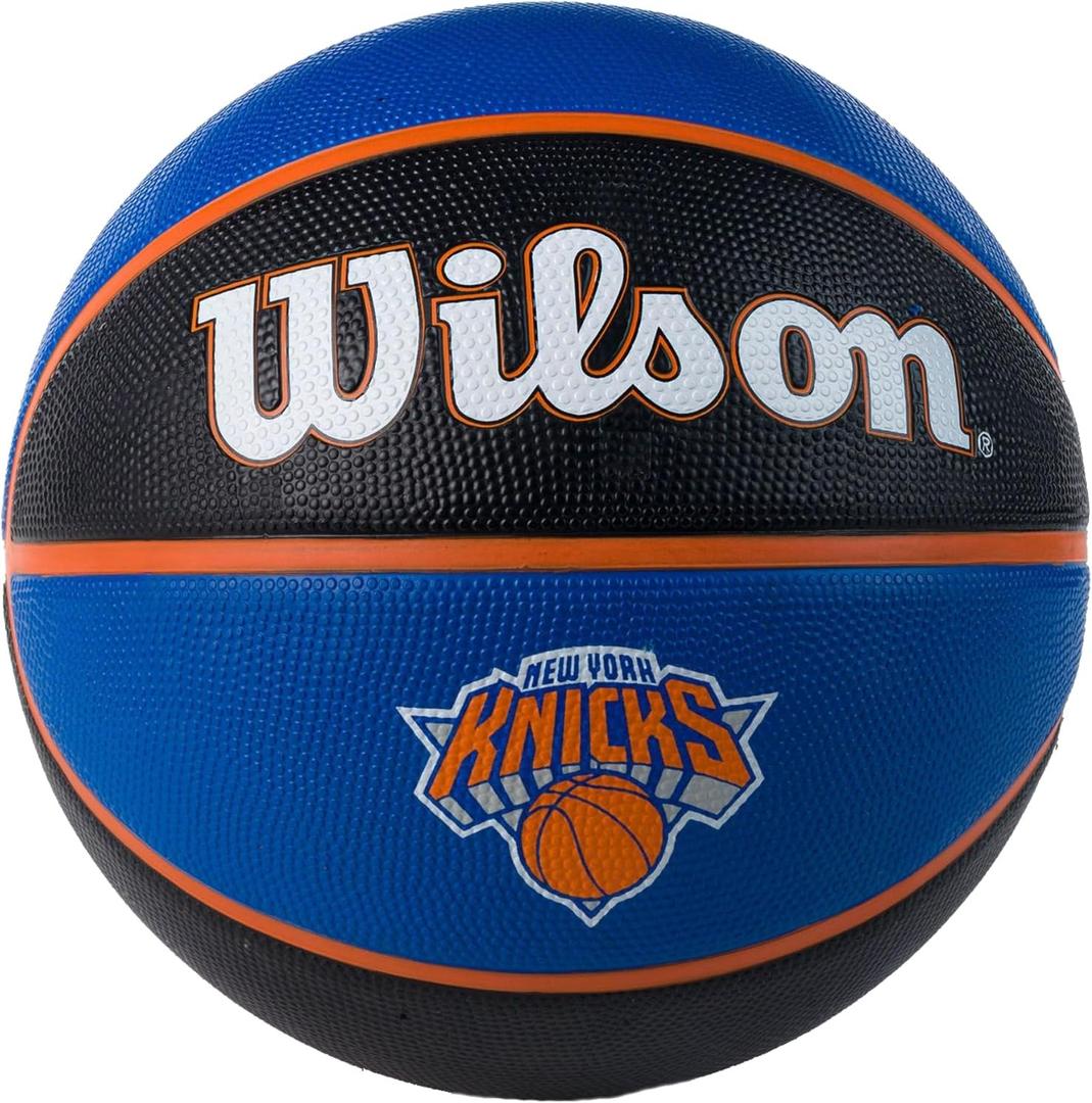 WILSON NBA Team Tribute Basketball - Size 7-29.5", New York Knicks
