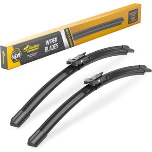 Raidbee 22"+20" Windshield Wiper Blades Replacement For Ford Mustang 2021 2020 2019 2018 2017 2016 2015 2014 2013 2012 2011-2007 Lincoln MKZ 2020-2013 Windshield Wiper Blades For My Car Set of 2