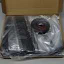 Amylove Zipper 38 x 83 Inch Dust Barrier Door Kit Construction Door Barrier 3 x 7 ft Reusable Plastic Curtain Cover Containment Standard Doorway Temporary Wall Screen Sheeting for Bathroom Hallway (Black)