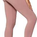 Conceited Women’s Leggings - High Waisted - Soft - Casual - Dusty Pink - Large - X-Large