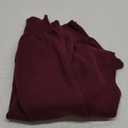 Arach&Cloz Women's Wool Blend Summer Fall Tops Lightweight Business Casual Blouses, Wine S