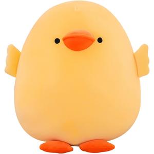 Plush Duck Stuffed Animal Soft Toys Yellow Duckling Stuff,Gifts for Friends and Children Christmas,Cute Yellow Throw Pillow (Short-Legged Yellow Duck,19.6in)