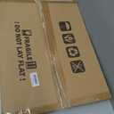 14x20 Poster Frame Set of 2, 14 x 20 Wood Picture Frames with Mat for 12x18, Wooden Photo Frame with Tempered Glass Cover for Wall Mounting Display, Black, 14x20-2Pack