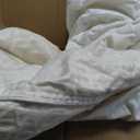 Globon Goose Down Comforter Queen Size, 800 Fill Power All Seasons Luxury Duvet Insert, Soft 420 Thread Count Noiseless Shell, Medium Weight with 8 Corner Tabs,White