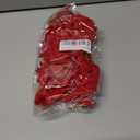 24 Pcs Velvet Christmas Tree Bows Vintage Velvet Ribbon Bows for Tree Garland Wreath Indoor Xmas Decorations (3/8'' Wide, 5 * 7 inch) (Dark Red)