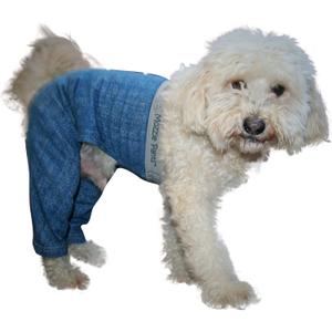 Walking E-Collar Alternative, Dog Pajamas, Medium, Blue