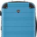 Travelers Club Phoenix Luggage, Blue Moon, 22-Inch Carry-On