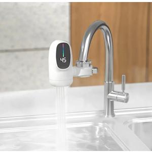 Electric Hot Water Heater Faucet 3000W Hot Cold Mixer Tap 360 Degree Rotation Fast Heating Tap Digital Kitchen Bathroom Supplies