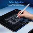 iPhone iPad Pencil for iOS & Android Touch Screens, New Designed 15 Mins Fast Charge Universal Stylus Pen for Apple iPad Pro, Air, Mini, (Palm Rejection) iWatch, iPhone, Samsung, Tablet All Devices