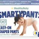 HealthyBaby Size 5 Pull Up Style Training Pants (38 Count) Easy Pull-On & Tear-Away Design for Potty Training Leak Protection for Active Toddlers EWG-Verified Safe, Plant-Based