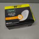 Depend Shields Incontinence Pads for Men, Light Absorbency, 90 Count (Packaging May Vary)