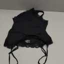 Navneet Women Sexy Lace Bodysuit Lace Trim High Cut Thong Spaghetti Strap Cami Bodysuit Going Out Tank Tops Body Suit, XL