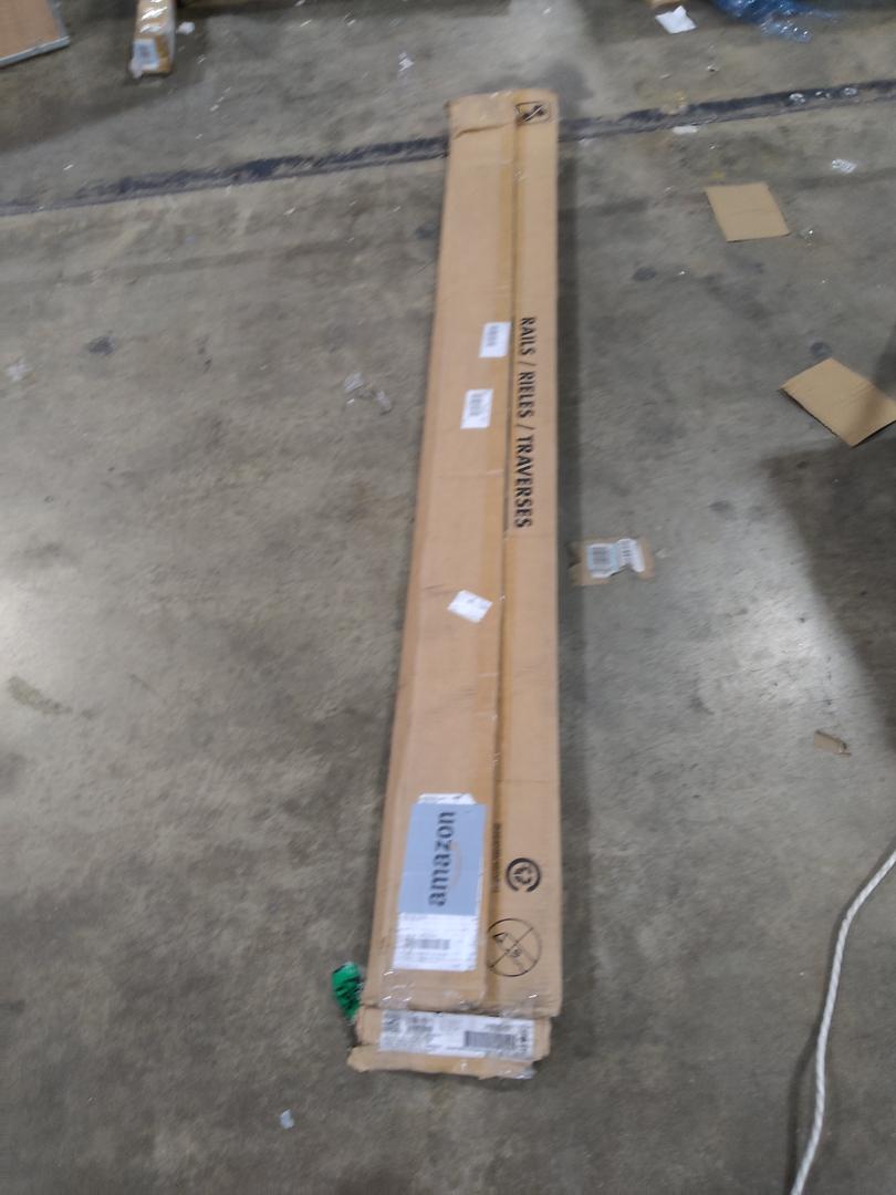 Wood Bed Rails Replacement Kit, Easy Install & Durable Hook-On Wooden Side Rails (Pair) - Fits Twin, Full, Queen, King, & Cal. King Bed Frame Sizes - (Cherry Finish, 82")