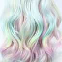 Linfairy Long Wave Ombre Cosplay Wig Halloween Costume Diamond Wig for Women