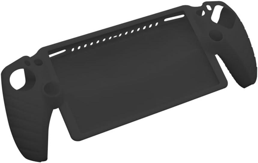 for Playstation Portal Protective Case Cover, Silicone Breathable Protection Sleeve Drop-Proof Soft Case for PS Portal Game Console Skin Shell Protector (Black)