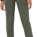 HUDSON Womens Utility Straight Ankle W BeltJeans (30, Rifle Green)