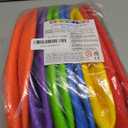 10 Inch Kickball Playground Balls - (Pack of 6) Inflatable Rubber Indoor Outdoor Bouncy Balls for Adults & Kids - Dodgeballs, Kickballs, Four Square and Handballs for School, Gym, with Hand Pump