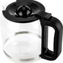 14 Cup Glass Coffee Pot Replacement - Compatible with Cuisinart DCC-3200 Series DCC-2200,DCC-2800,DCC-2600,DCC-1800FR,CBC-7400, CBC-7000PC,CBC-6800 Coffee Makers, Replacement Glass Cofee Carafe