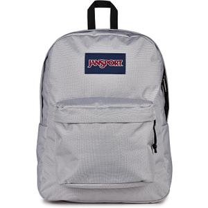 JanSport SuperBreak One Backpack - Durable, Lightweight Bag with 1 Main Compartment, Front Utility Pocket with Built-in Organizer, Premium Backpack, Grounded Grey, One Size