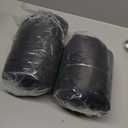 2 Pcs Large Memory Foam Seat Cushion 18 x 16 x 3 Inch Breathable Chair Pad Cushions Comfortable Wheelchair Chair Pillow with Washable Cover for Desk Car Office Back Pain Relief Coccyx Cushion (Black)