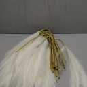 Fluffy Pampas Artificial Flowers Grass 5/10/20PCS Fake Flower Bouquet Boho Decor for Table Party Home Wedding Decoration (Milky White)