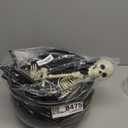 Halloween Decorations Outside - Large Witches Cauldron on Tripod with Skeleton & Fog Maker - Skeleton Halloween Party Decor for Outdoor Yard Home Porch