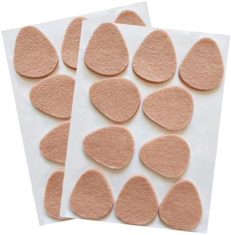 18Pk 36pcs Felt Metatarsal Pads for Women and Men, Adhesive Forefoot Pads Forefoot Cushion Pads, Ball of Foot Cushion Foot Pads for Forefoot and Sole Support, Metatarsalgia Mortons Neuroma