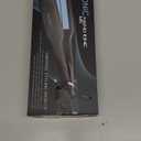 BIO Ionic Onepass Styling Flat Iron with NanoIonic & Moisturizing Heat Technology, Hydrated and Frizz-Free Hair, Ceramic Hair Straightener with Silicone Strip for Gentle OnePass Styling (1.5 Inch, Black)